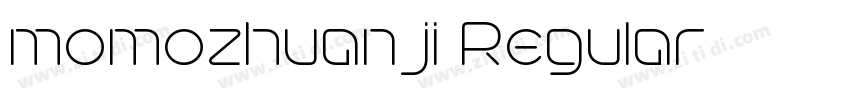 momozhuanji Regular字体转换